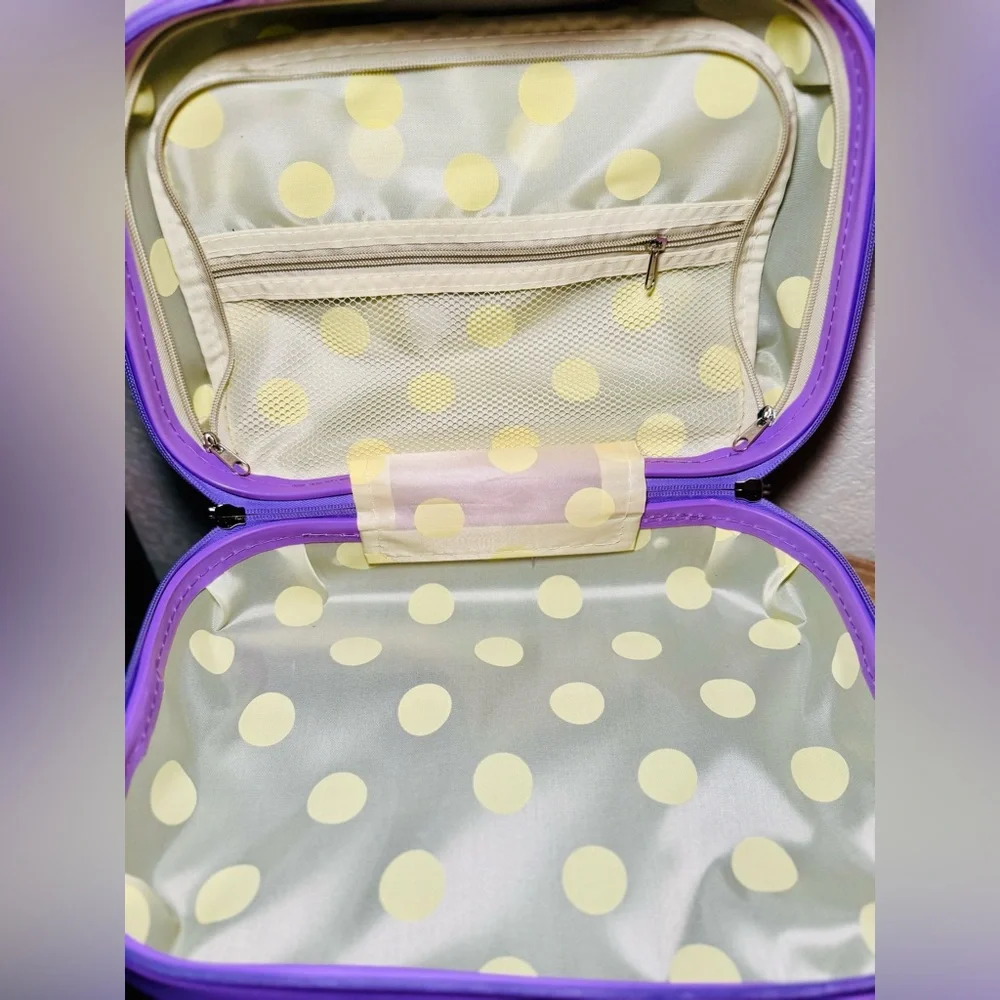 Sanrio Hello Kitty Cosmetic Case - Durable ABS Travel Toolbox, Laptop Bag, Suitc